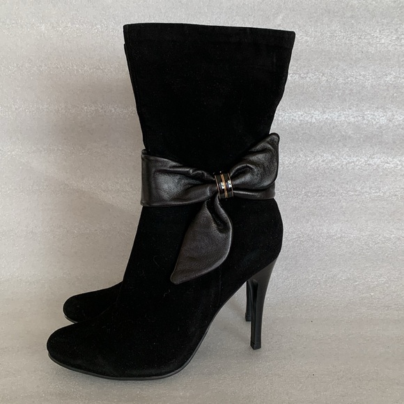 NEW Women’s Suede Boots High Heels. 37 Size (European) - 7 in US - Picture 10 of 11